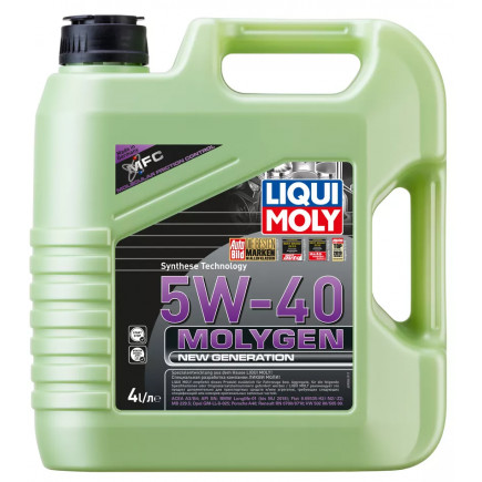 Масло моторное синт.LIQUI MOLY Molygen New Generation 5W-40 SN, A3/B4 4л.
