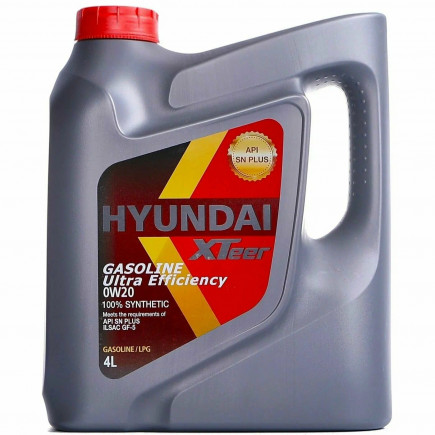 Масло моторное Hyundai XTeer Gasoline Ultra Efficiency 0W-20 4л.