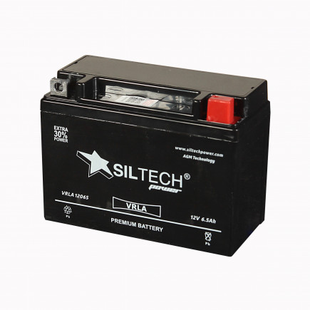 SILTECH VRLA 12065 12V6.5Ah (YTX6.5L-BS) (п.п.)