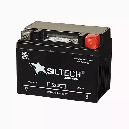 SILTECH VRLA1204 12V4Ah (YTX4L-BS) (о.п.) SILTECH VRLA1204 12V4Ah (YTX4L-BS) (о.п.)