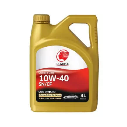 Масло моторное IDEMITSU SN/CF 10W40 S-S пластик 4л Масло моторное IDEMITSU SN/CF 10W40 S-S пластик 4л