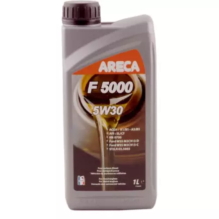 Масло моторное ARECA F 5000 5W30 (1 л) SL/CF Масло моторное ARECA F 5000 5W30 (1 л) SL/CF