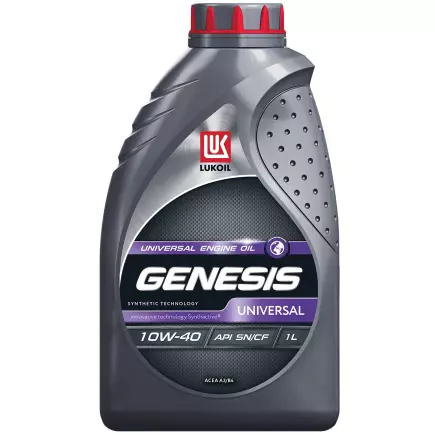 Масло моторное ЛУКОЙЛ GENESIS UNIVERSAL SAE 10W-40 API SN 1л Масло моторное ЛУКОЙЛ GENESIS UNIVERSAL SAE 10W-40 API SN 1л