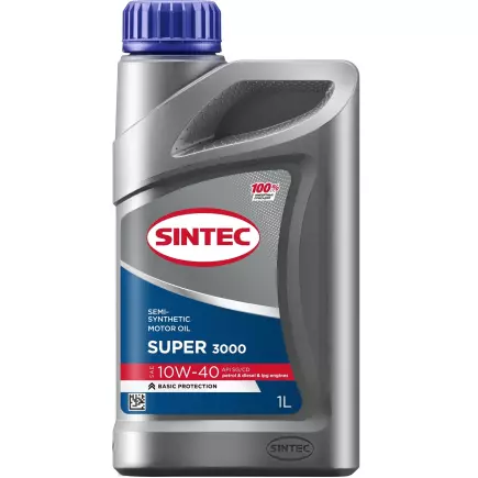 Масло моторное Sintec Super 3000 10W-40 1л Масло моторное Sintec Super 3000 10W-40 1л